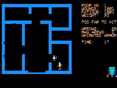 Apple II Game: Dunjun Quest - Morloc's Tower (1979 Automated Simulations}