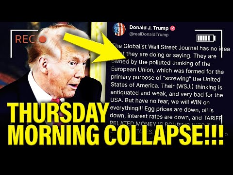 Trump PANICS on Thursday AM as HE COLLAPSES IT ALL