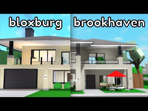 Recreating a BROOKHAVEN house in Bloxburg!