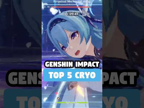 TOP 5 CRYO CHARACTERS IN 5.0 GENSHIN IMPACT