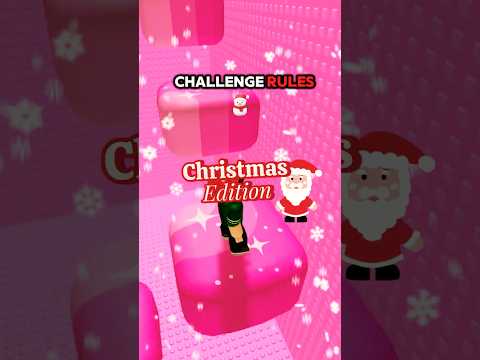 Try Not to Sing Challenge 😶❌🎄 (Christmas Edition ❄️) #robloxshorts #roblox #christmas