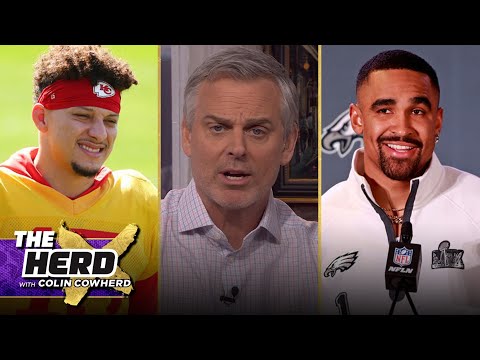 Mahomes highlights, Jalen Hurts narrowly makes cut in Colin's Top 10 players in SBLIX | THE HERD