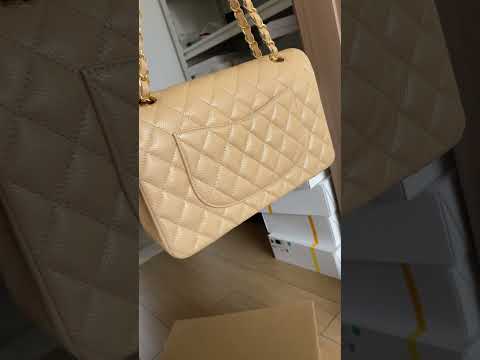 Chanel beige cf bag in top quality #chanelbeigecf #chanelcfbag