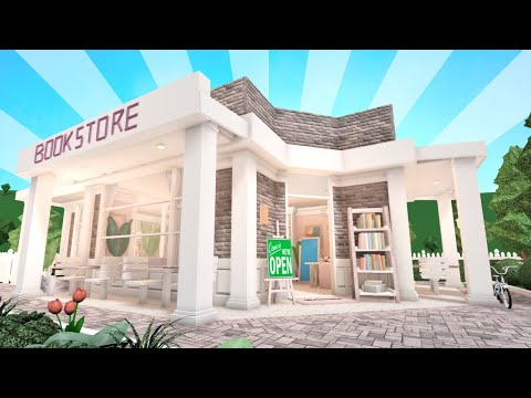 Building a BOOKSTORE in Bloxburg!