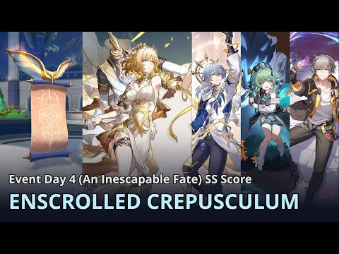 Enscrolled Crepusculum Day 4 - Trial E0 Aglaea & E0 Sunday (90k Score) | Honkai: Star Rail