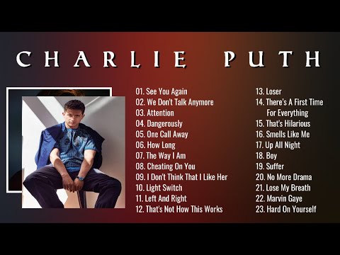 Charlie Puth Playlist | Non-stop