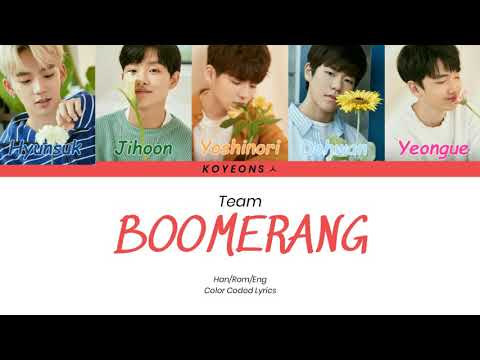 YG Treasure Box - 부메랑 (BOOMERANG) Lyrics [가사/Color Coded/Han|Rom|Eng Lyrics] | YG보석함