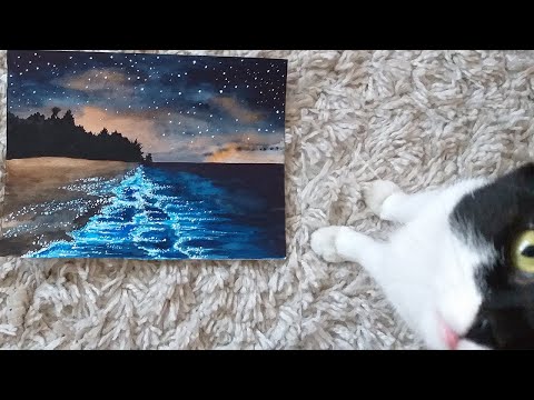 Recreating one of my old paintings - Sea Sparkle | Watercolor