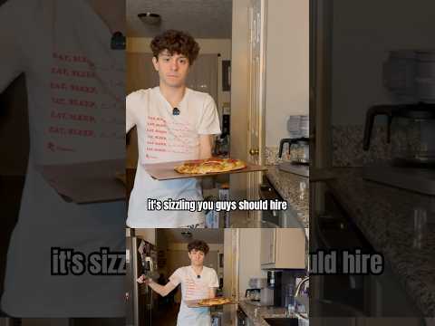 Derek Fry Almost Burnt His House Down *not fake* #pizza #cooking  #funny #shorts