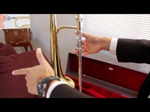 THE RIGHT WAY TO ASSEMBLE AND HOLD A TROMBONE