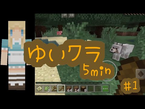 【ゆいゲー】再再うp😭マイクラ5分間タイムアタック！