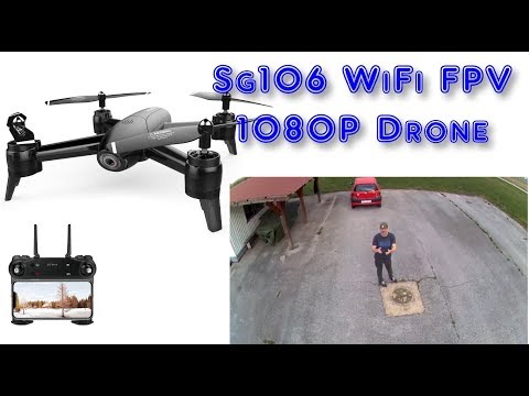 SG106 WiFi FPV With 1080P Wide Angle Camera Optical Flow Positioning RC Drone