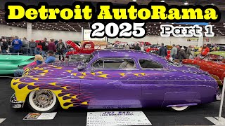 DETROIT AUTORAMA 2025 Car Show - Hot Rods, Custom, Classic, Trucks, Lowrider & Motorcycles - Part 1