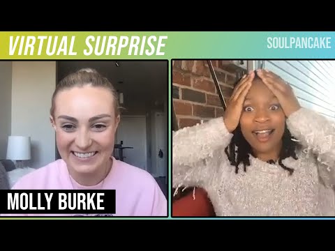 Molly Burke Surprises a Fan During the Pandemic