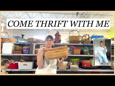 COME THRIFT WITH ME - THRIFT HAUL & TRY ON!!!!