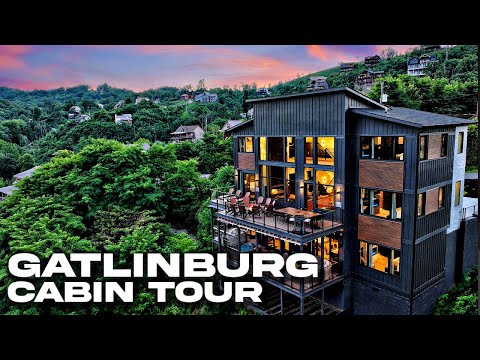 GATLINBURG CABIN TOUR: CEDAR TOPS- The Newest Addition To Heaven's Cabins Luxury Lineup