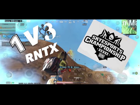 1v3 RNTX in Sky Championship🔥+ Some Frags of Mine🔫#bgmi #1v3 #frags #clutches