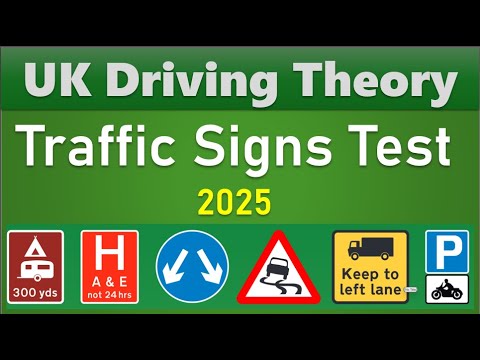 Theory Test Practice 2025 | UK Road/Traffic Signs | DVSA Official Driving Test #ukdrivingtest