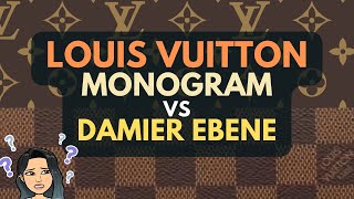 LOUIS VUITTON DAMIER EBENE VS MONOGRAM 🥰💓💓💓-  FOR LOUIS VUITTON ADDICTS / LOUIS VUITTON LOVERS