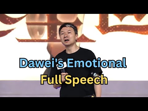 [Eng Subs] Dawei cries after feeling everyone's enthusiasm during his speech | Genshin FES 2024