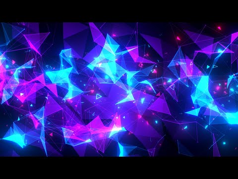 Geometric Bright Triangular Background video | Footage | Screensaver