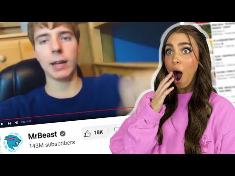 Reacting to Famous YouTuber's FIRST Videos!