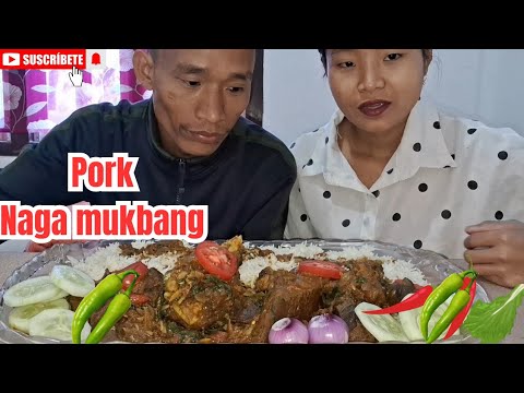 Delicious Pork  Curry || Naga Mukbang Couple #mukbang