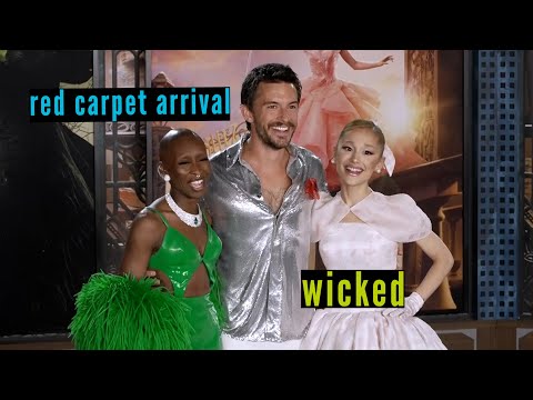 Red Carpet Arrival at The LA Premiere of 'Wicked' | Ariana Grande, Jeff Goldblum, Cynthia Erivo