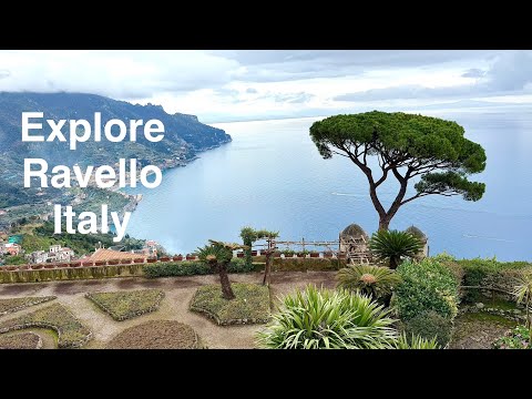 Ravello Italy, touring the historic Rufolo Vila