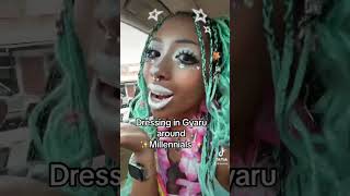 Dressing in Gyaru around Gen Z, Millennials, and Boomers #gyaru #makeup #gyarumakeup #gal