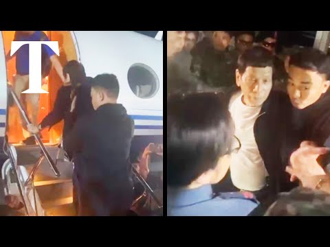 President Duterte forced onto plane after ICC arrest