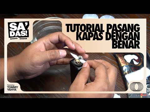 SADAS TUTORIAL PASANG KAPAS DENGAN BENAR