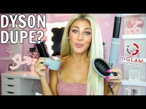 DYSON DUPE?/ INGLAM MegaAIR STYLER UNBOXING + DEMO!