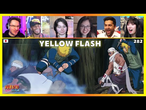 Minato vs Raikage and Killer Bee! | Reaction Mashup  [Naruto Shippuden 282] ナルト 疾風伝