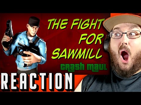 The Fight for Sawmill (Epic Scout VS Rabid Heavy Taming Engineer) Team Fortress 2 Animation REACTION