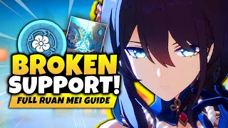 INSANE BUFFS! Best E0 Ruan Mei Guide & Build [Best Relics, Teams, and Light Cones] - Star Rail