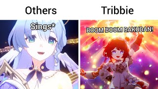 HOW IS TRIBBIE A HARMONY CHARACTER 😭