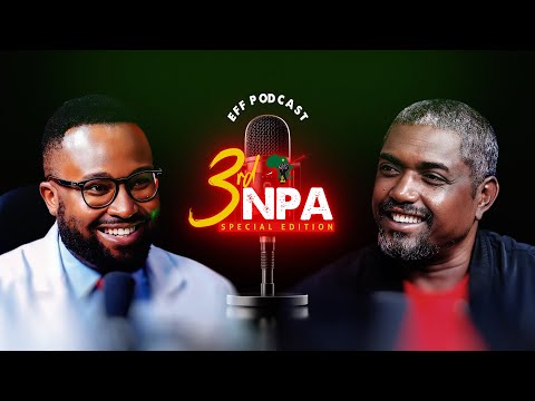 EFF Podcast with the host Jamie Mighti and the EFF Head of International Relations Godrich Gardee