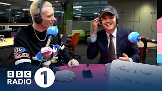 Djo debuts his new song ‘Delete Ya’ in the Radio 1 office