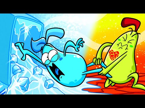 Hot VS Cold | Funny Fails and Struggles | Pear Couple Global