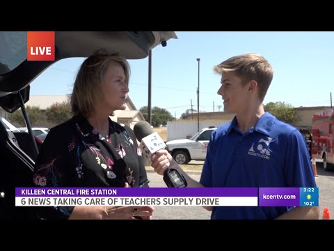 Taking Care of Teachers at Killeen Central Fire Station