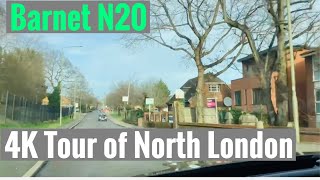 4K drive through North London Barnet #Documentary @Truemamle