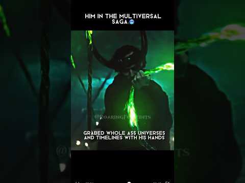 Loki in Infinity Saga VS in Multiversal Saga || Loki Season 2 /Ganstas Paradise Marvel Edit #viral