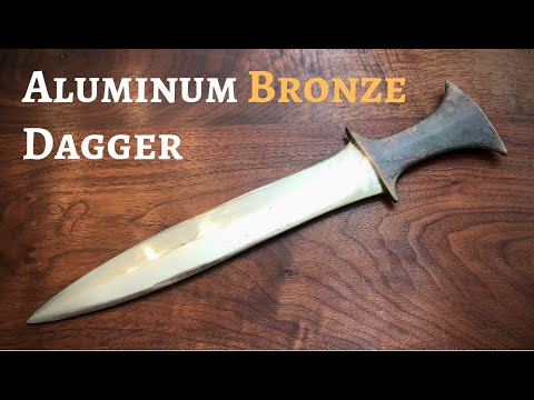 Making Aluminum Bronze Dagger │Casting Dagger