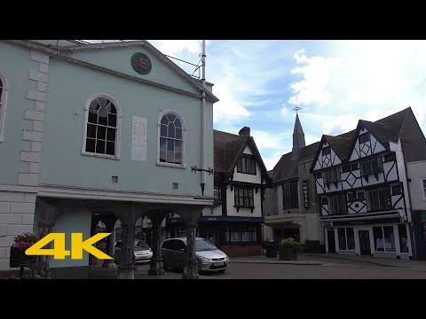 Faversham Walk: Town Centre【4K】