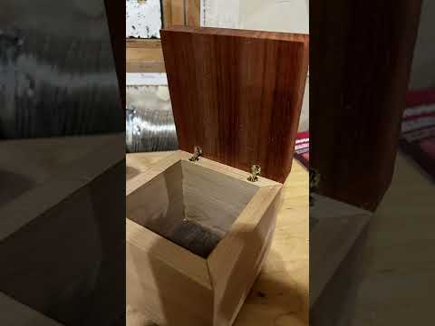 Adding No-Show Barrel Hinges to a Simple Box