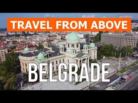 Belgrade from above | Drone video in 4k | Serbia, Belgrade city from the air