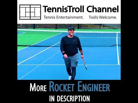 How A Rocket Engineer Celebrates After Hitting A Winner  |  4.5 Tennis #tennis #shorts