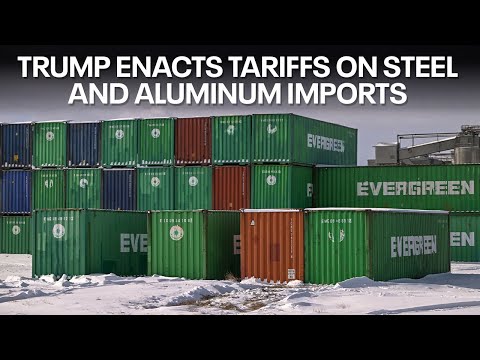 Trump's 25% tariffs on all steel and aluminum imports take effect