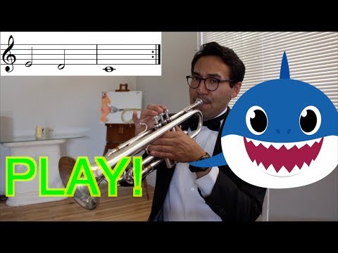 BABY SHARK TRUMPET LESSON